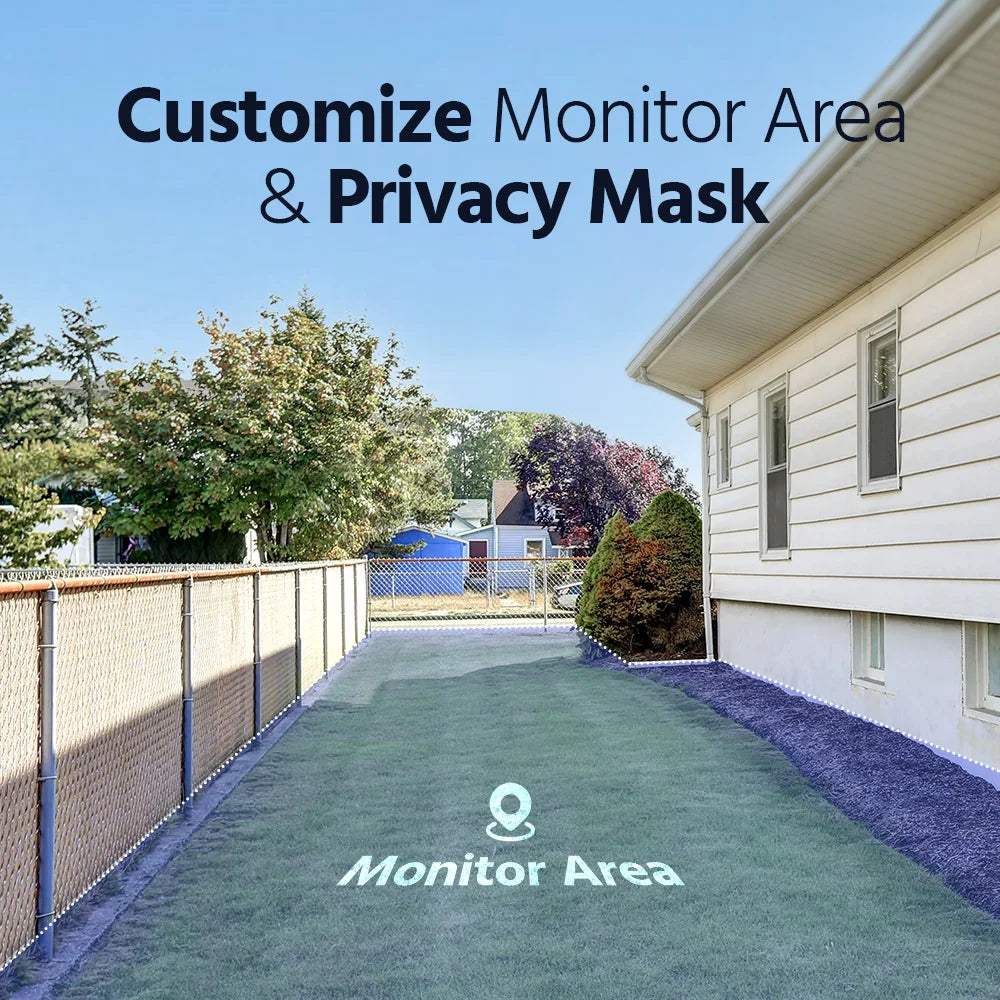 ANNKE Solar Wireless 4MP Security Cameras Kit With 7-Inch Monitor
