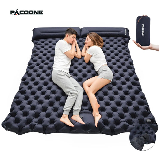 Foldable Inflatable Camping Mattress Warm Thick Light Wide Indoor Outdoor