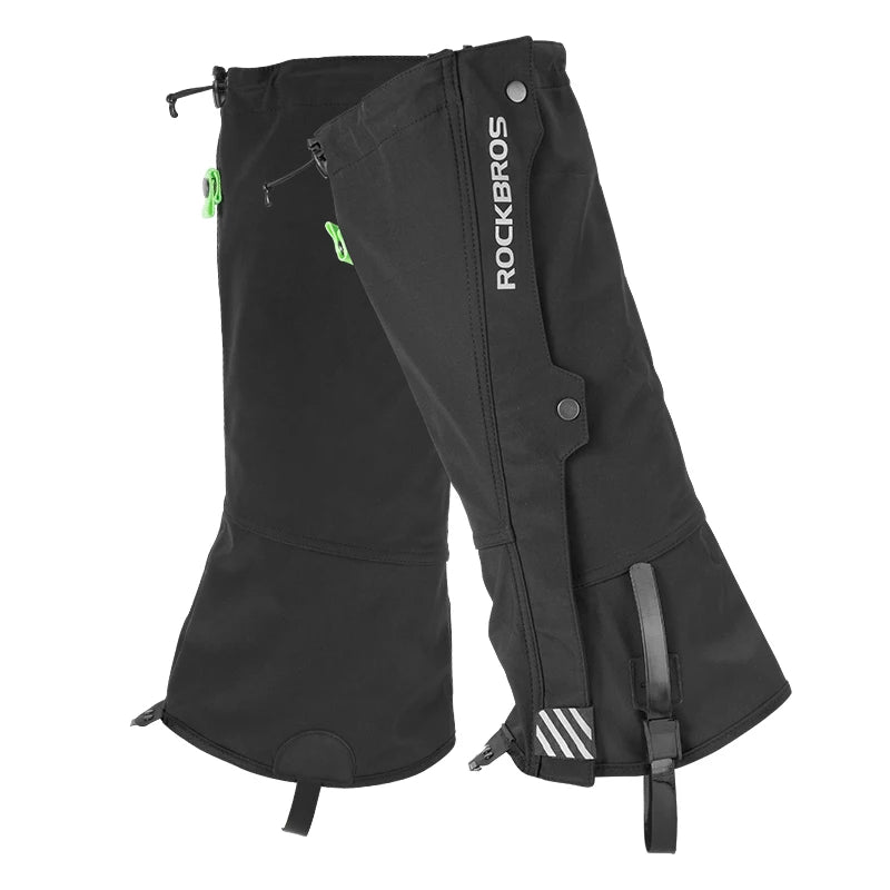 Rockbros Outdoor Waterproof Leg Gaiters For Hiking And Skiing