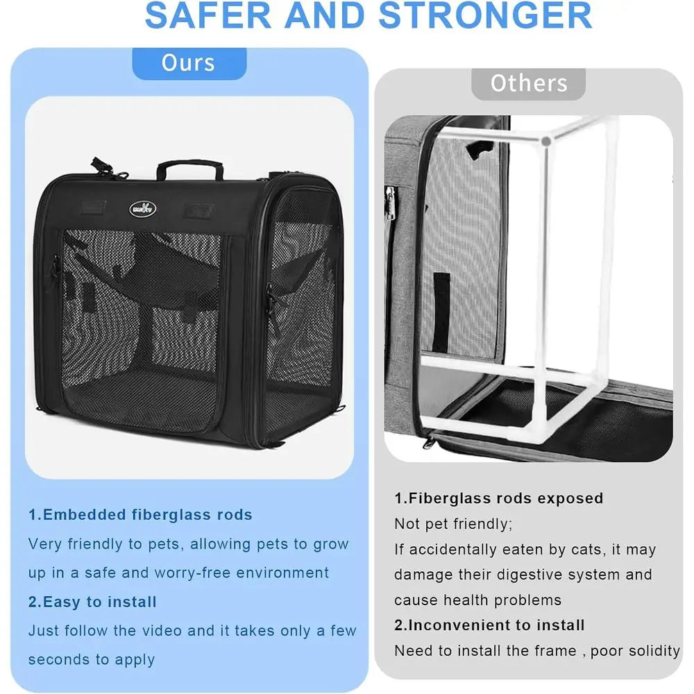 Outdoor Pet Enclosure Carrier For Medium Dogs And Large Cats