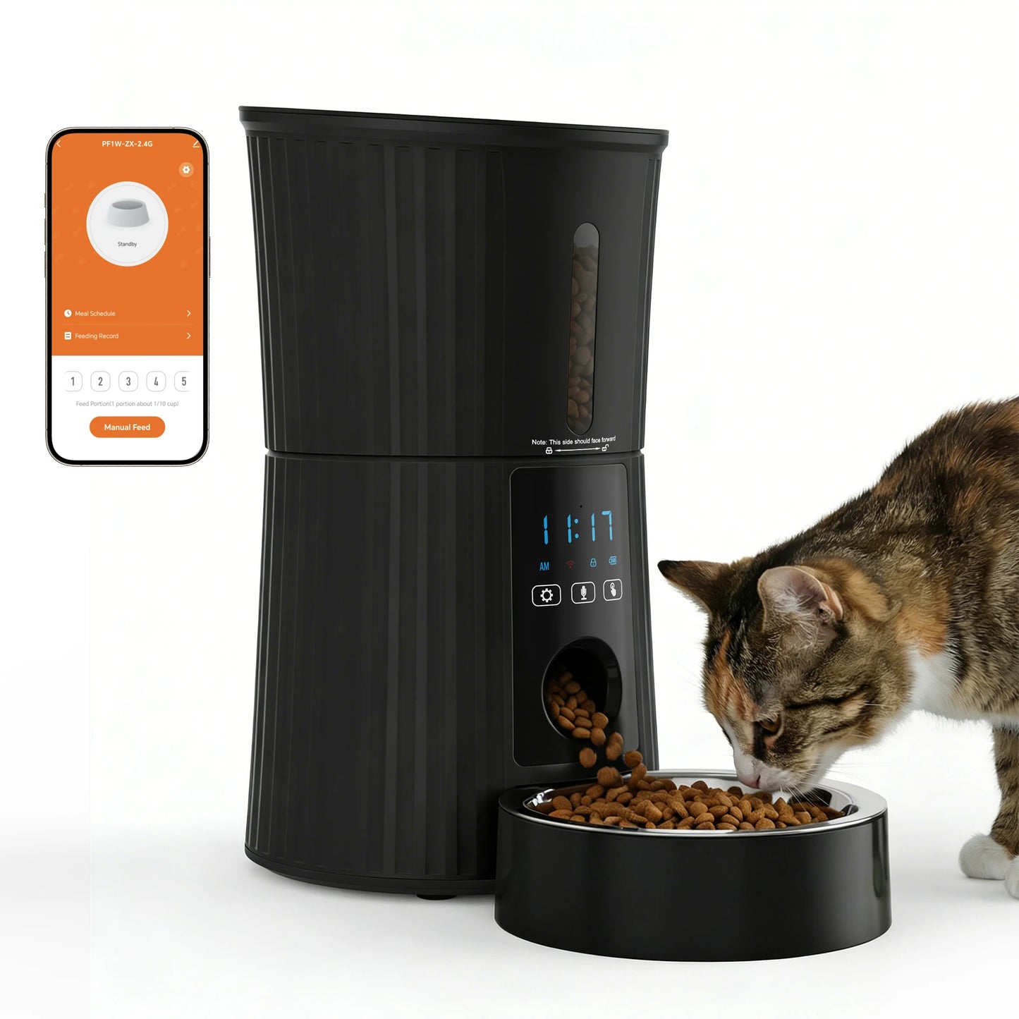 Automatic Wifi Pet Feeder With App Control And Programmable Timer