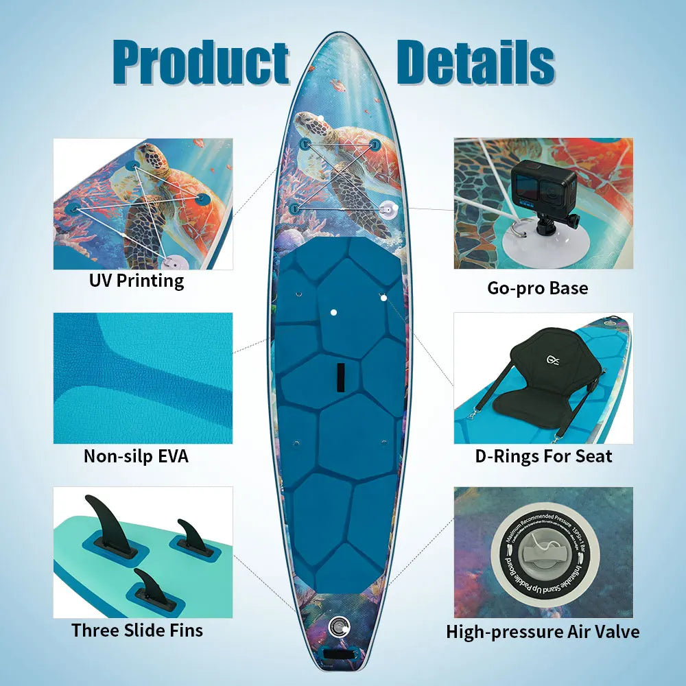 InnoExpo Inflatable Stand Up Paddle Board With Accessories For Adults