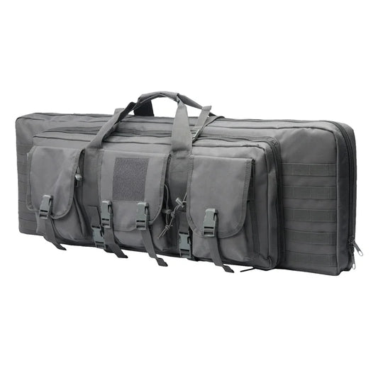 LQARMY Tactical Double Rifle Case Molle Sniper Airsoft Gun Bag