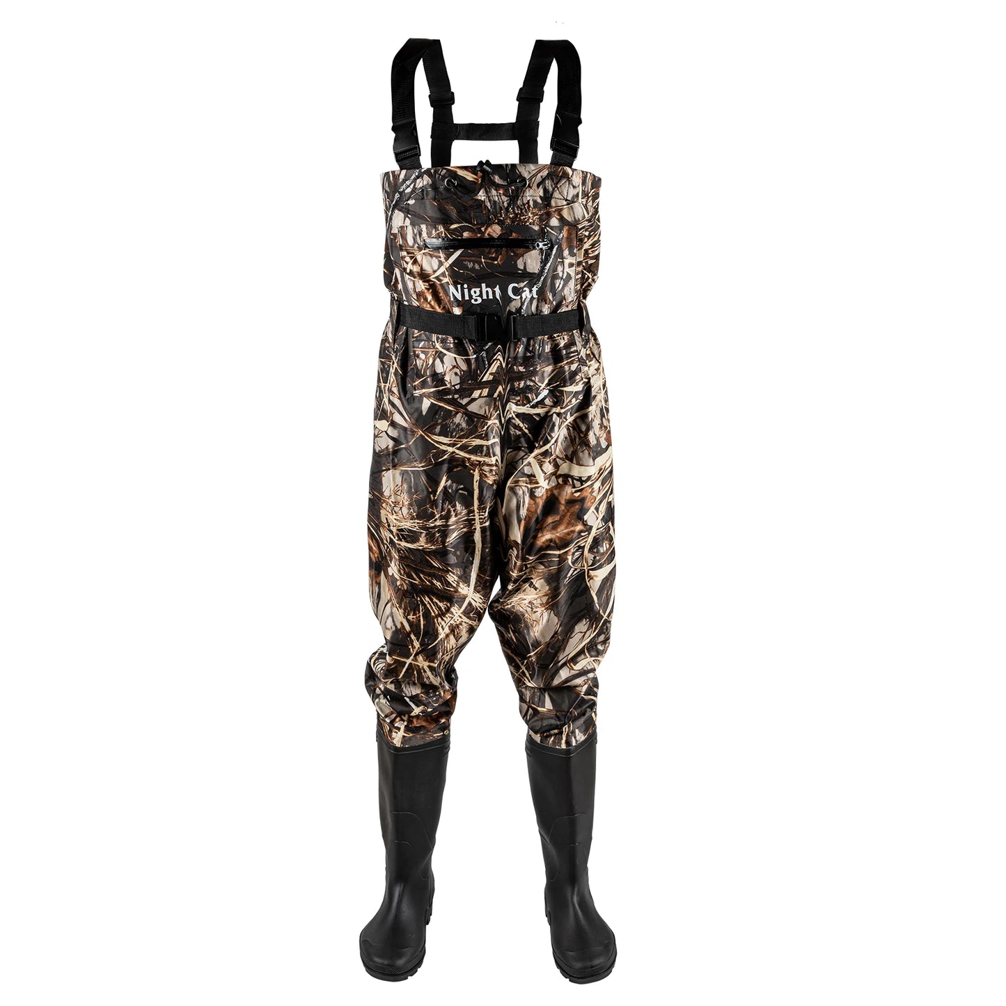 Heavy Duty Waterproof Nylon Chest Waders With Boots For Fishing