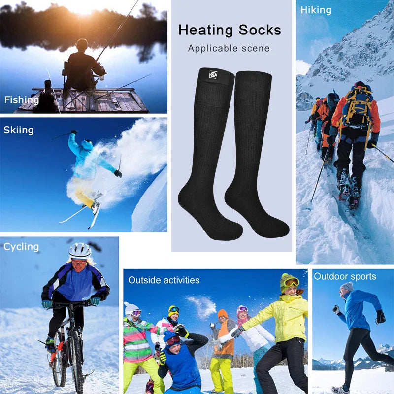 Savior Heat Winter Heated Socks Rechargeable 2200mAh Warmth