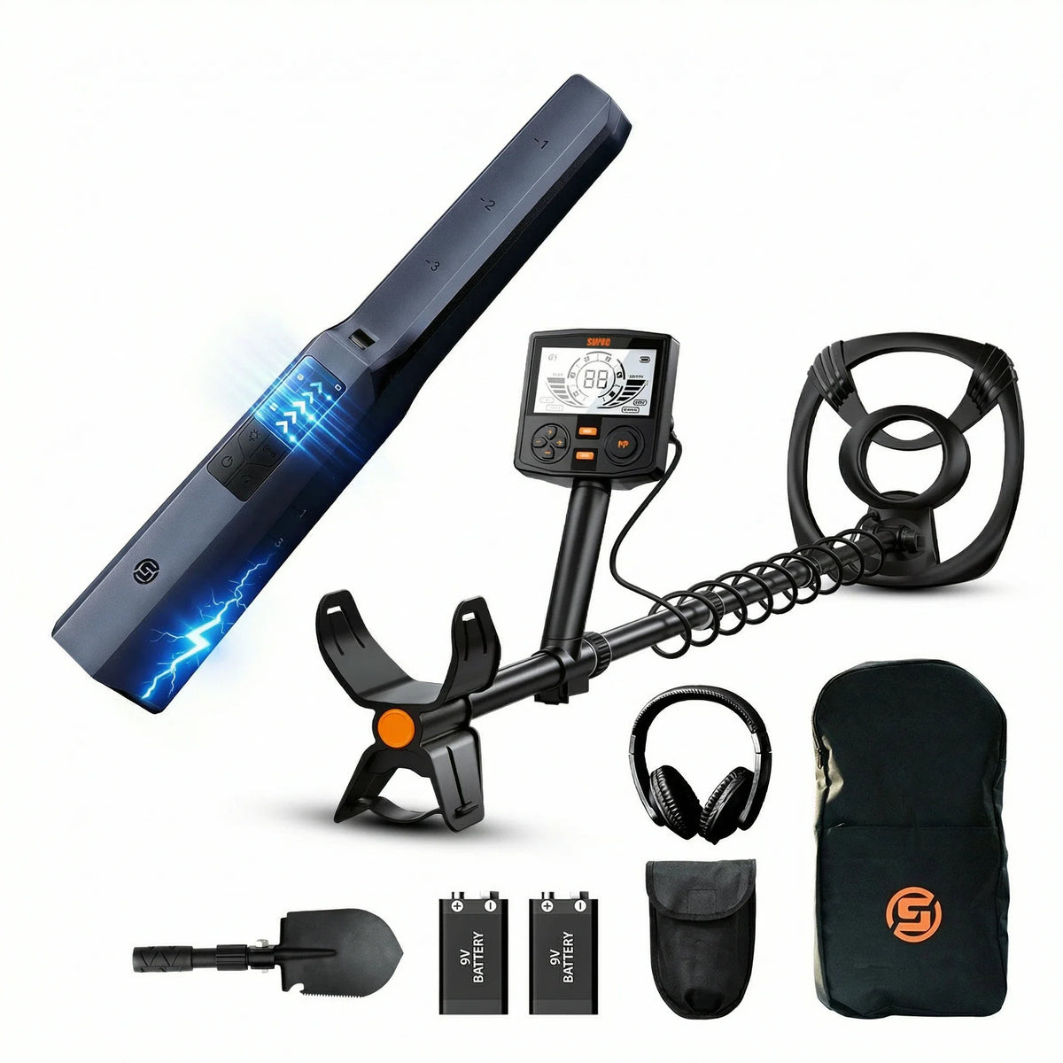 SUNPOW Professional Pinpoint Metal Detector For Treasure Hunting