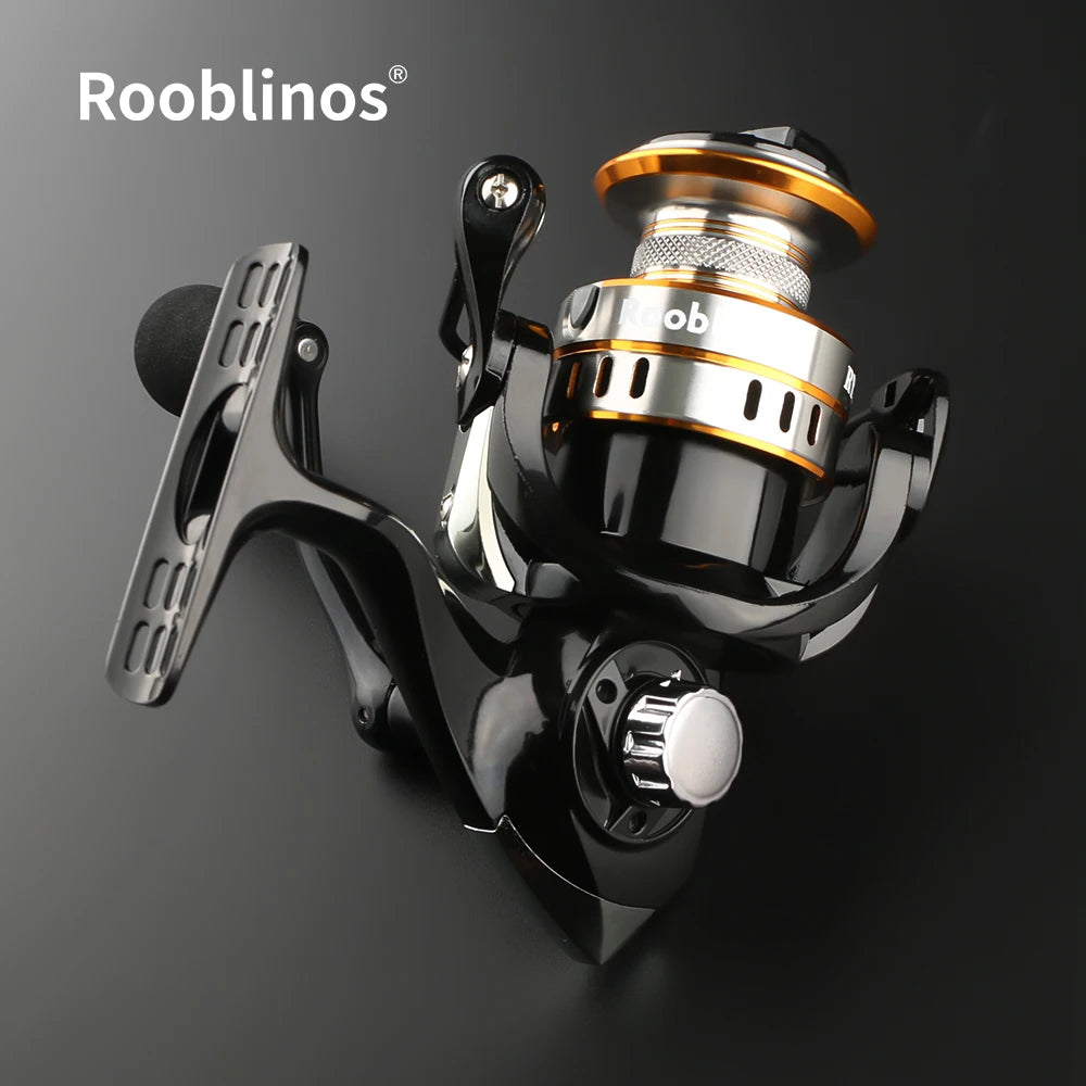 Rooblinos Spinning Reel With Aluminum Spool For Fishing