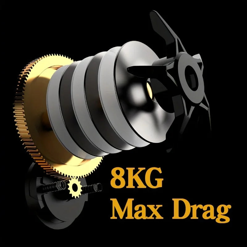 Stainless Steel Water Drop Baitcast Reel For Saltwater Fishing