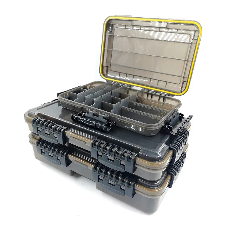 Large Capacity Waterproof Fishing Tackle Box For Lures And Bait