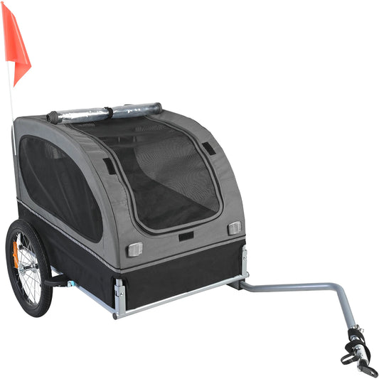 88 Lb Dog Bike Trailer Carrier For Medium Breeds Portable
