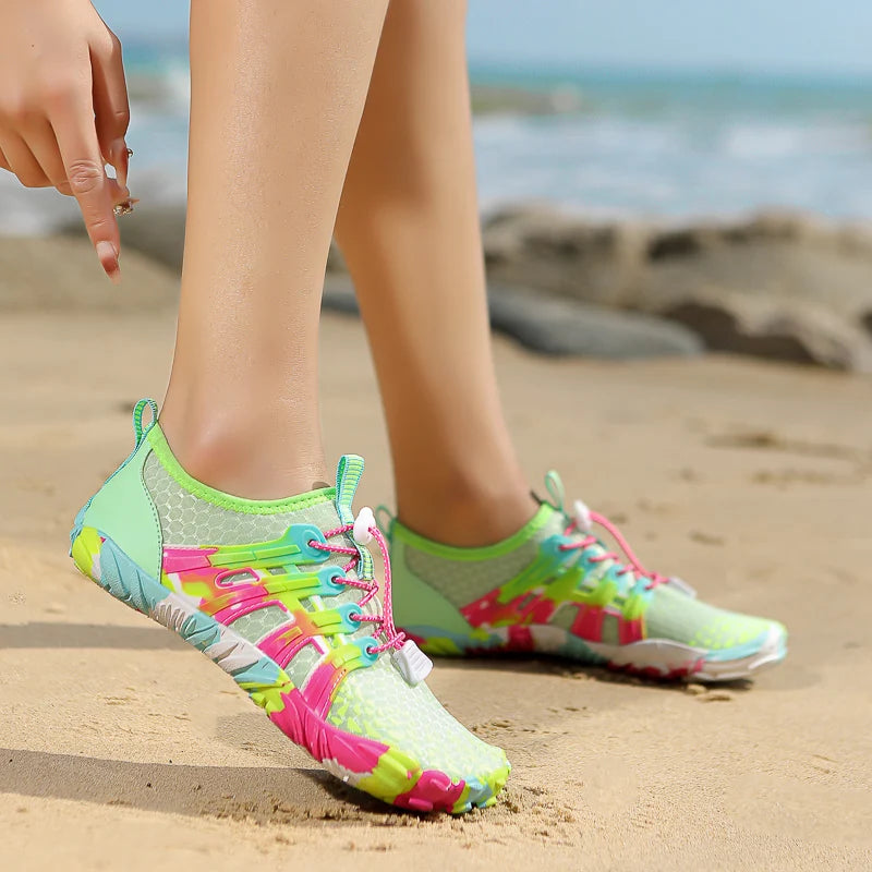 Women Quick Dry Barefoot Aqua Shoes Non-Slip Beach Surfing Footwear