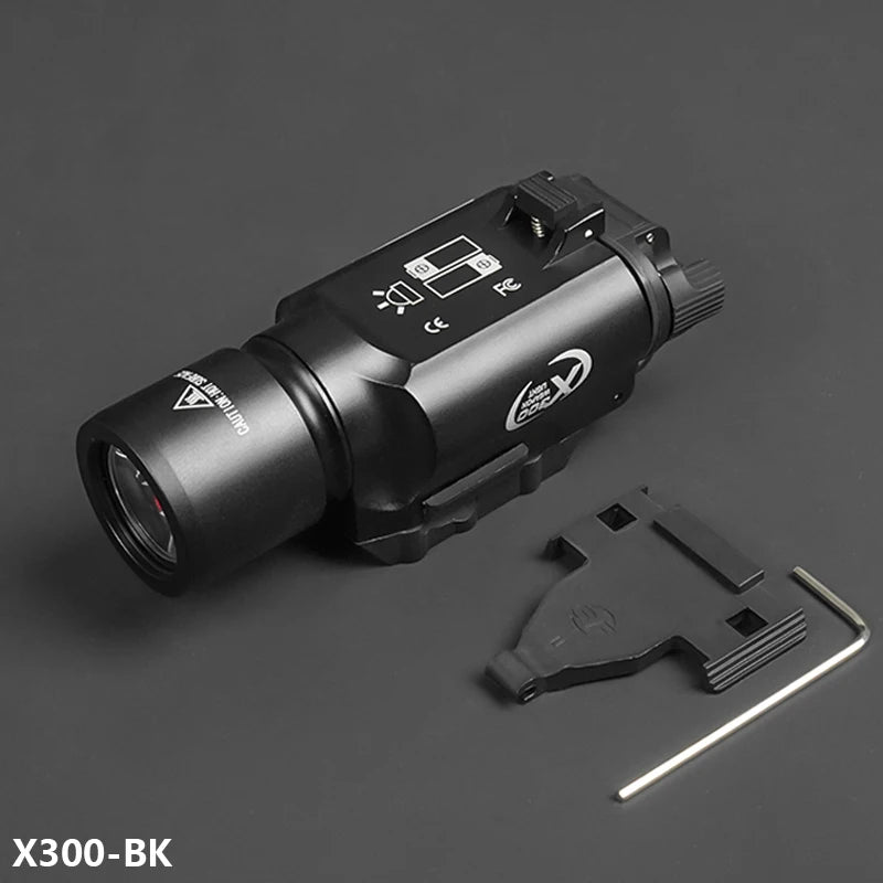 X300 Tactical Led Weapon Flashlight With Durable Metal Housing