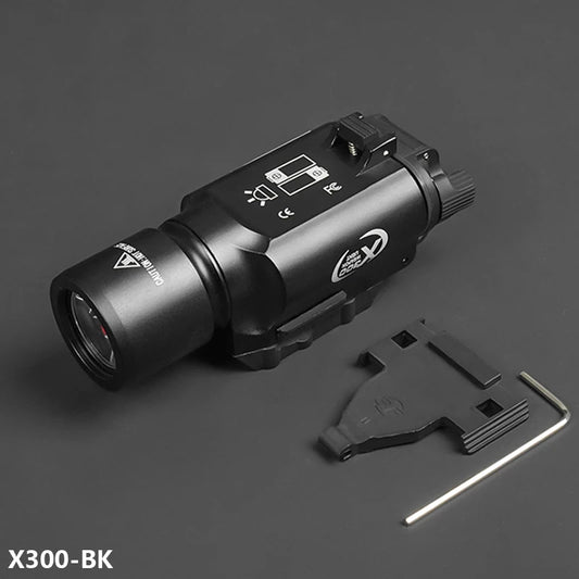 X300 Tactical Led Weapon Flashlight With Durable Metal Housing