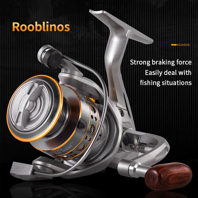 Rooblinos LD Lightweight Spinning Reel For Freshwater Saltwater Fishing