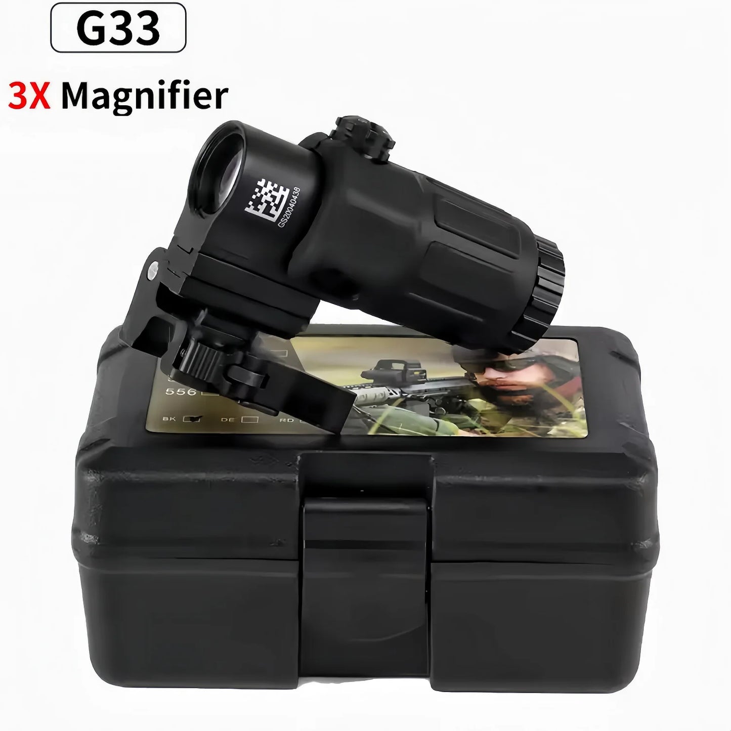 Nabila Tactical G33 G43 G45 Magnifier Scope 3X 5X Flip