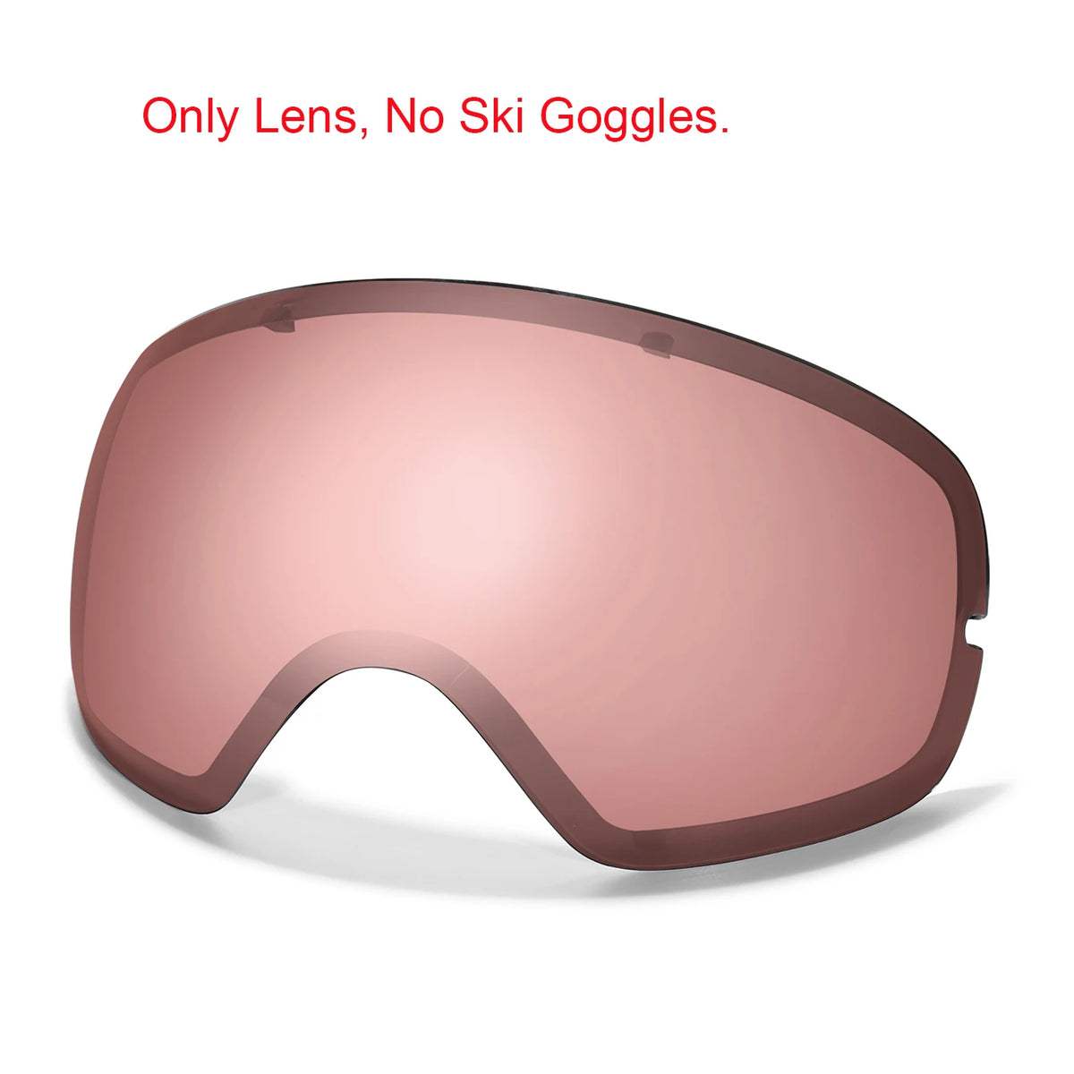 Unisex UV400 Anti Fog Ski Goggles With Polycarbonate Tpu Frame