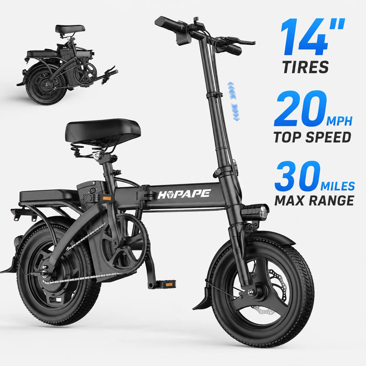 Eoeotwo 26 Inch Fat Tire Electric Bike With Powerful Motor