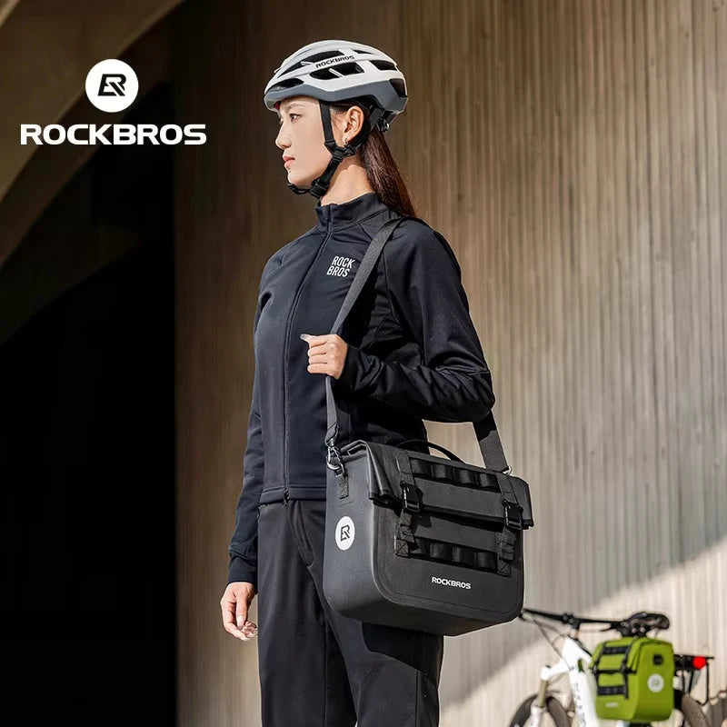 ROCKBROS Waterproof Mountain Bike Saddle Bag Large Capacity