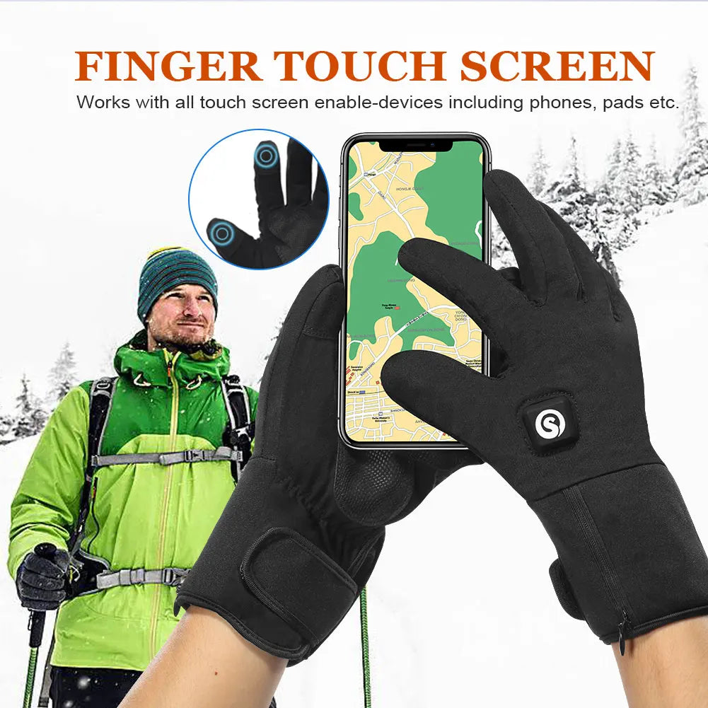 Savior Heat Heated Mittens Waterproof Electric Gloves For Men Women