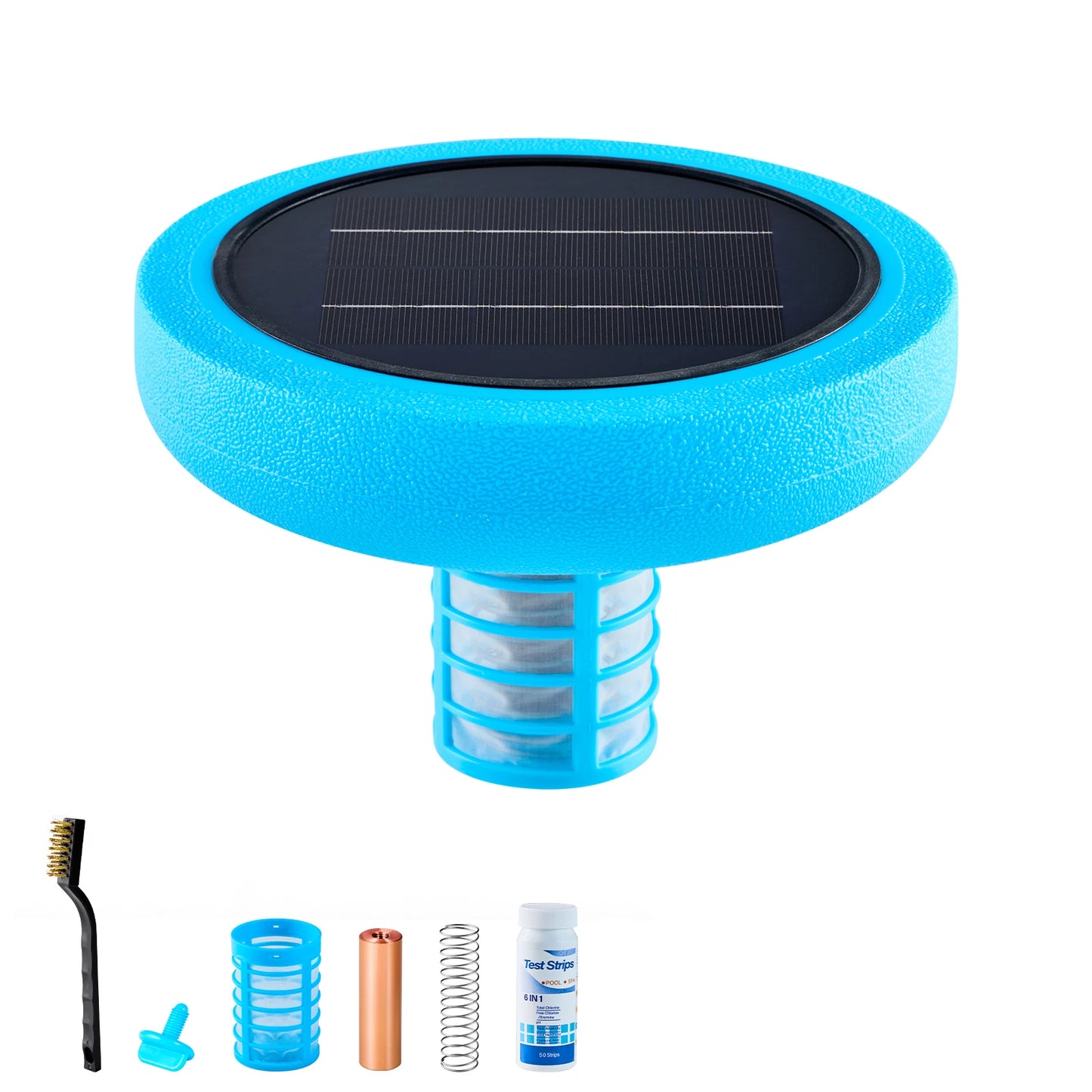 SucceBuy Solar Pool Ionizer Copper Floating Automatic Water Purifier
