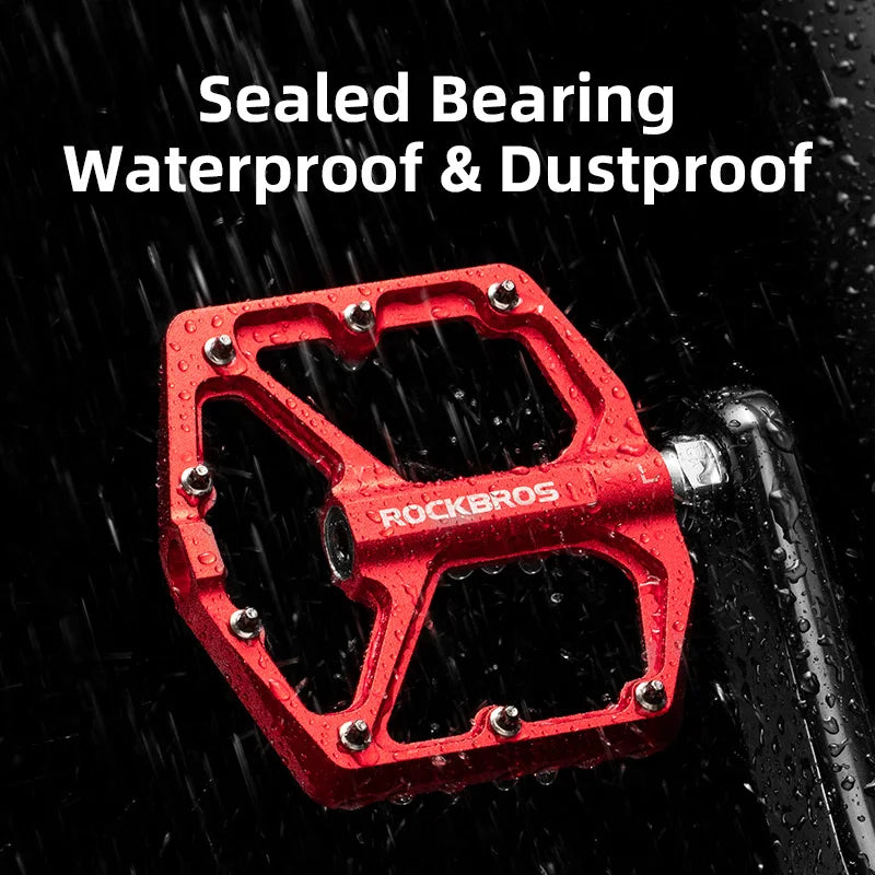 Rockbros Aluminum Alloy Cycling Pedals With Sealed Bearings
