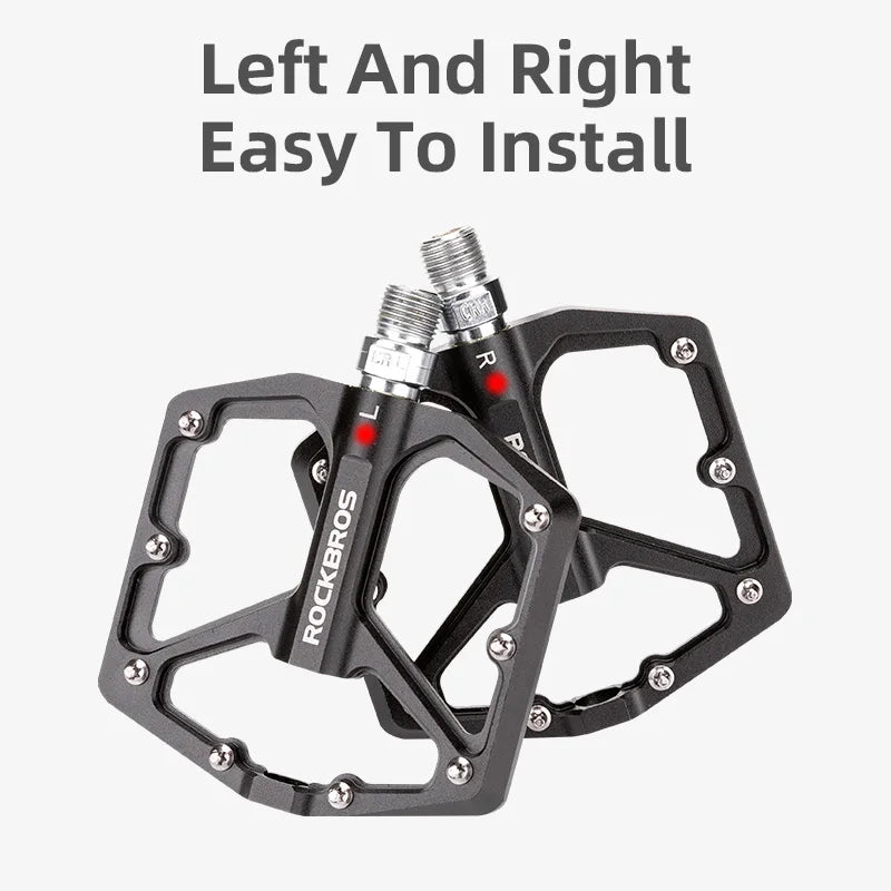 Rockbros Aluminum Alloy Cycling Pedals With Sealed Bearings