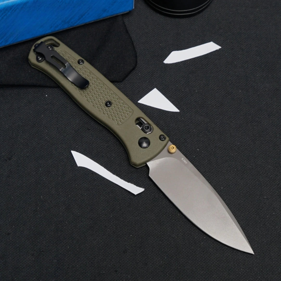 HX Outdoors Folding Survival Knife With Stainless Steel Blade