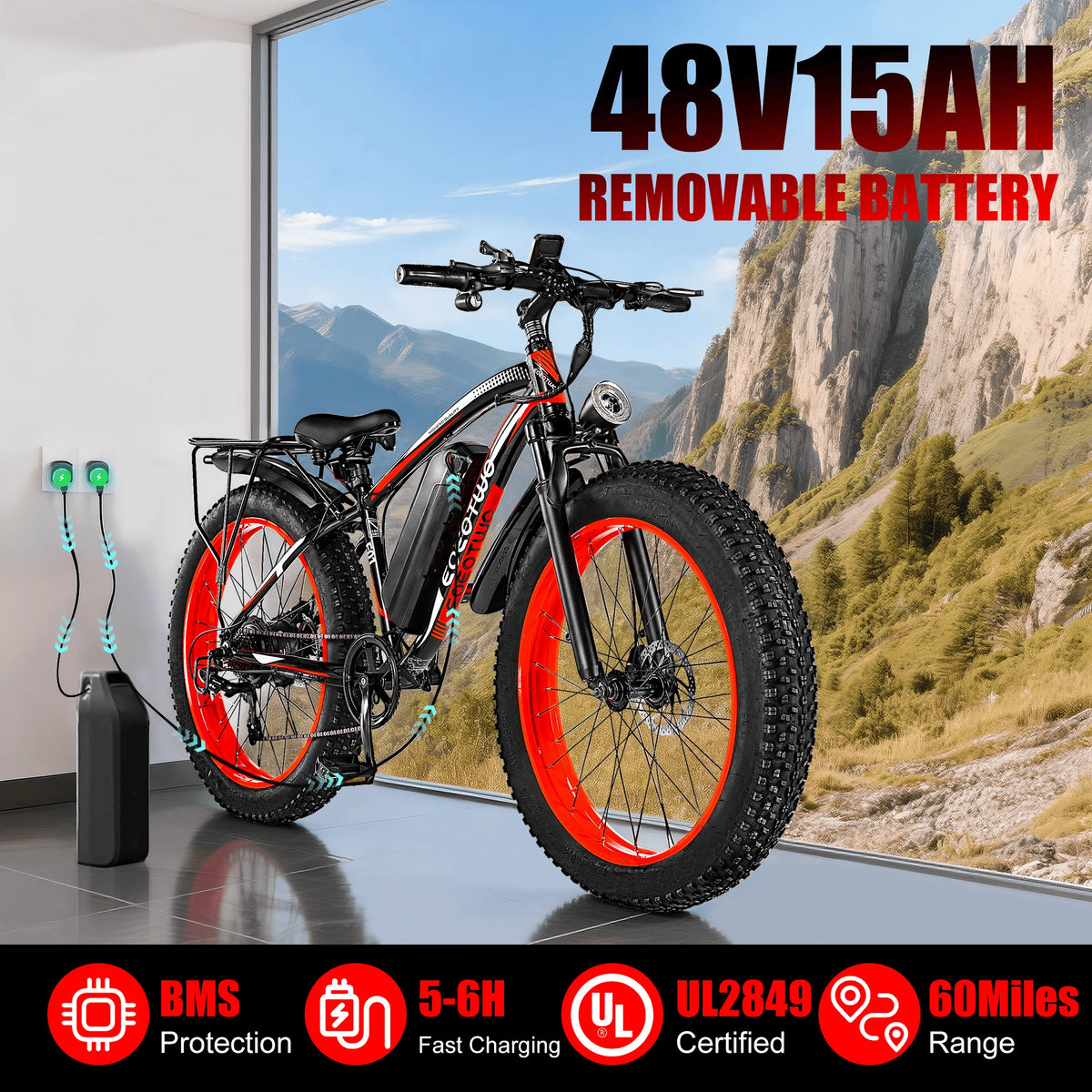 Eoeotwo Heavy Duty Electric Bike 65Nm Torque