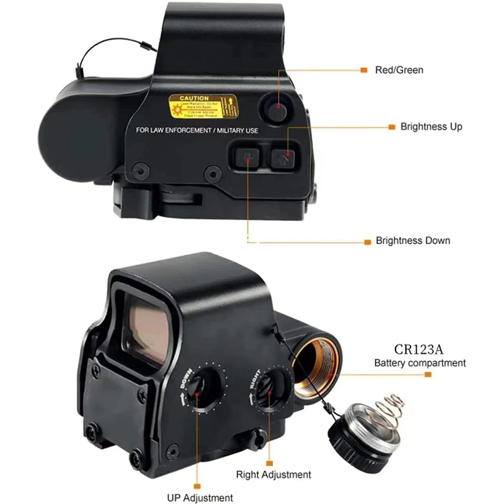 Bestsight 558 Red Green Dot Holographic Reflex Sight With Mount