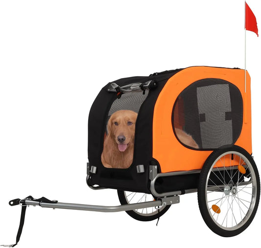 TWISTER.CK Large Dog Bike Trailer 88Lbs Capacity Carrier