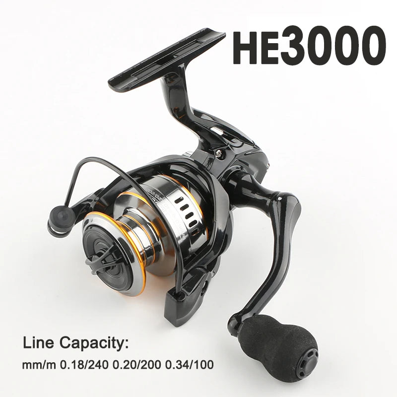 Rooblinos Ry Spinning Fishing Reel Featuring Smooth Operation Eva Knob