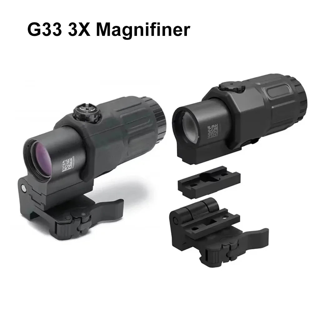 Bestsight G43 G45 3X Magnifier Scope With Quick Detach Mount