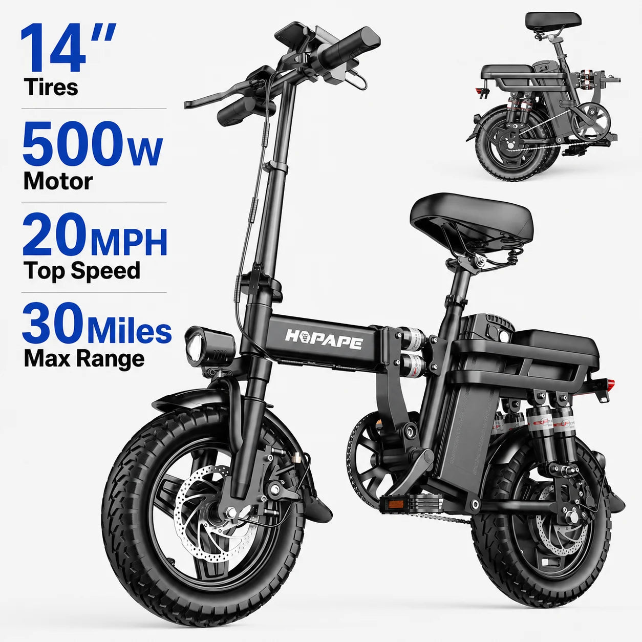Eoeotwo Heavy Duty Electric Bike 65Nm Torque