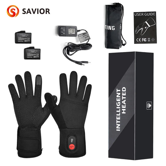 Savior Heat Rechargeable Heated Gloves Liner Men Women SW04