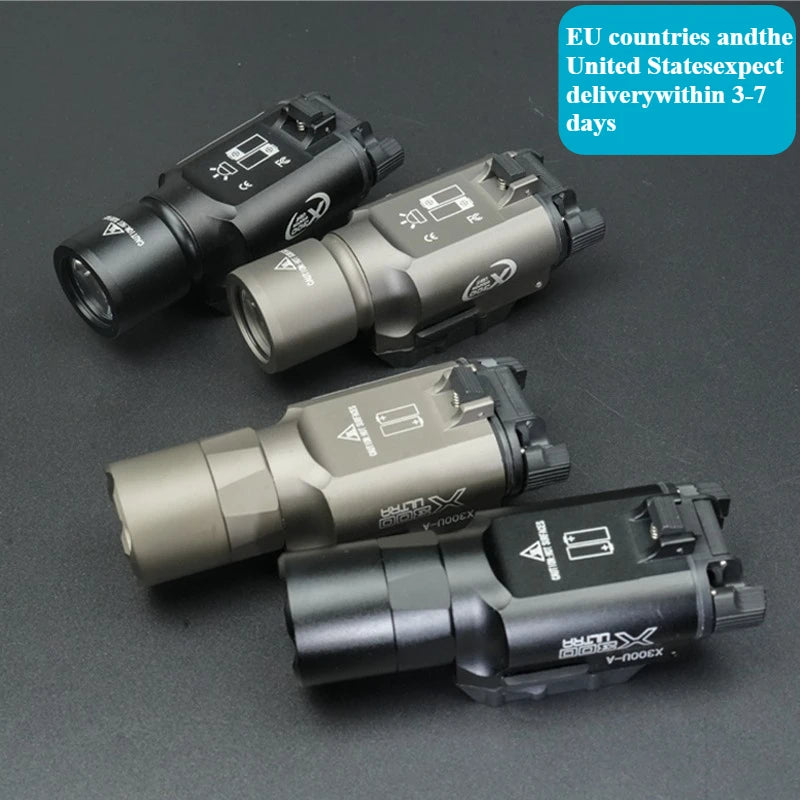 X300 Tactical Led Weapon Flashlight With Durable Metal Housing