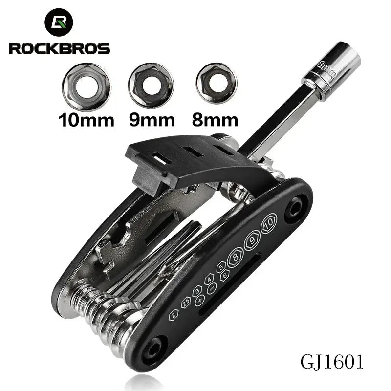 Rockbros 16 In 1 Bike Repair Tool Kit For Cyclists