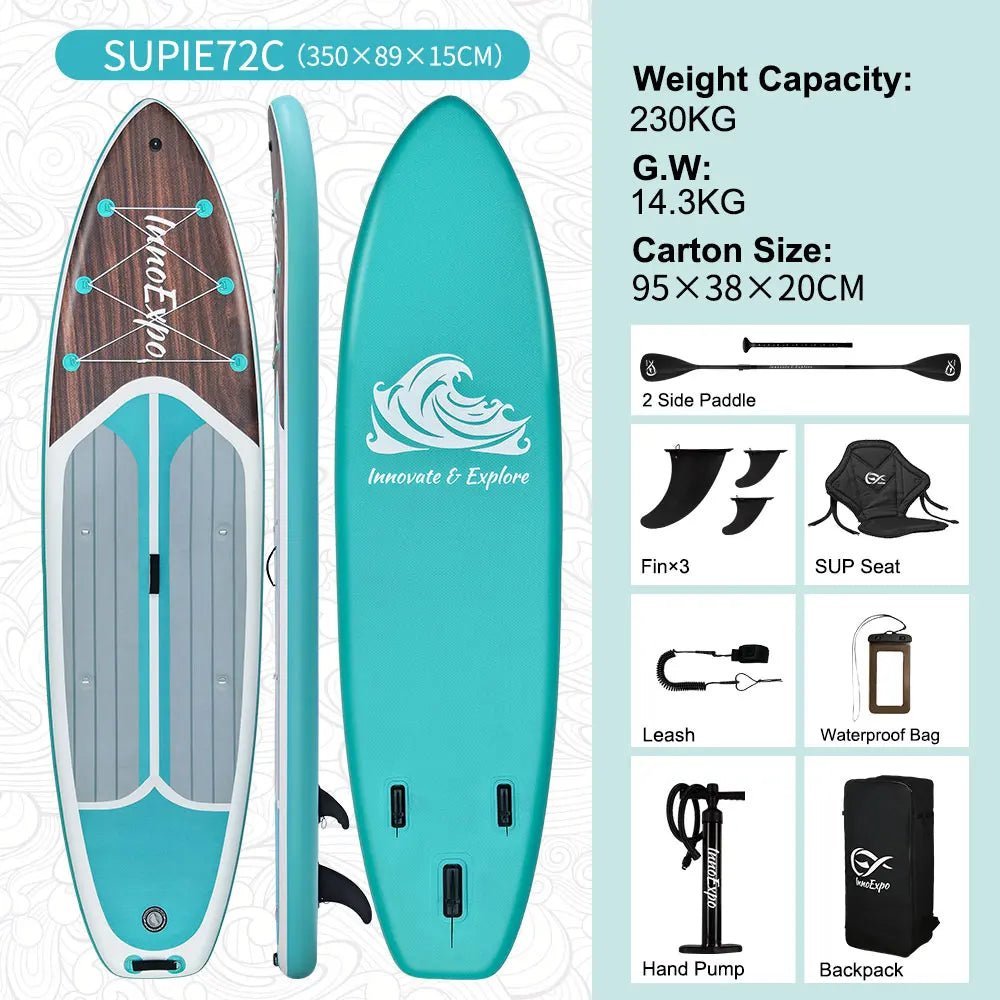 InnoExpo Inflatable Stand Up Paddle Board With Accessories For Adults