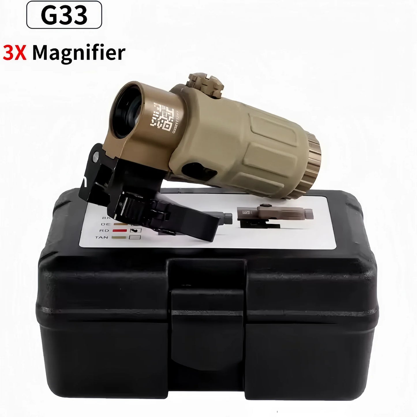 Nabila Tactical G33 G43 G45 Magnifier Scope 3X 5X Flip