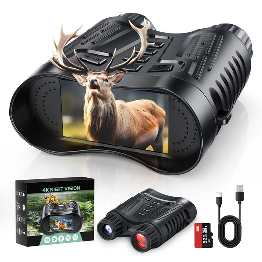 DIYIMIN Night Vision Binoculars 8x Digital Zoom IR Video Recording