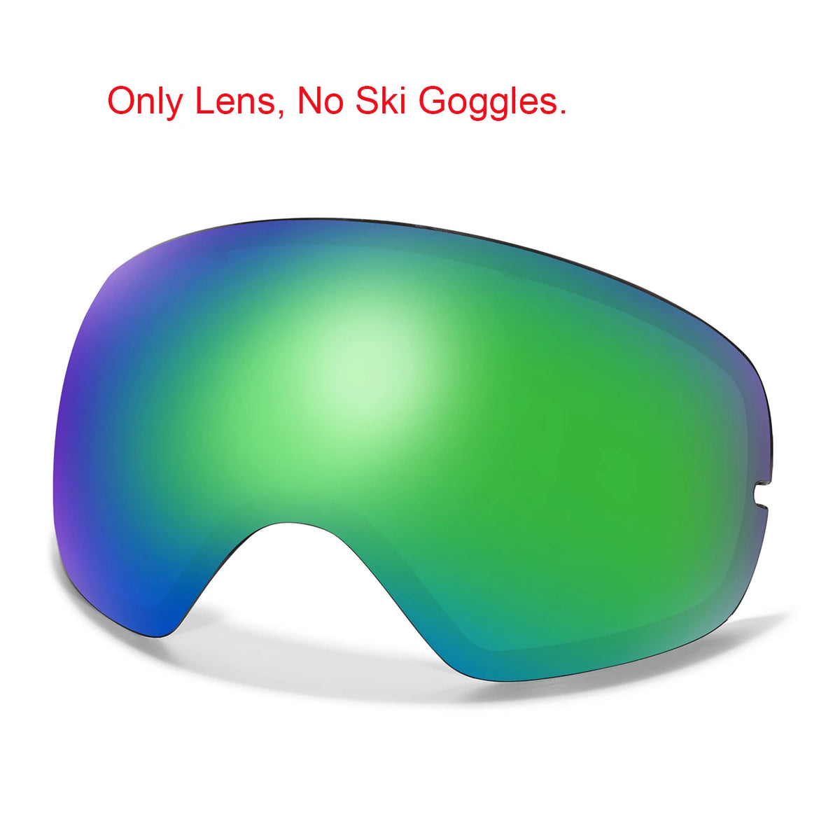 Unisex UV400 Anti Fog Ski Goggles With Polycarbonate Tpu Frame