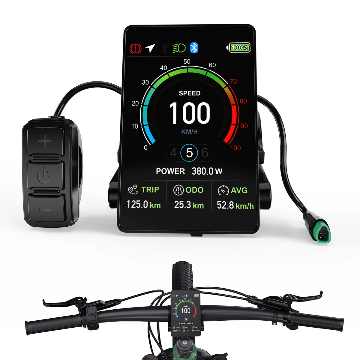 Varstrom Ebike Display Bafang Can Bus BBS Motor Bluetooth Computer