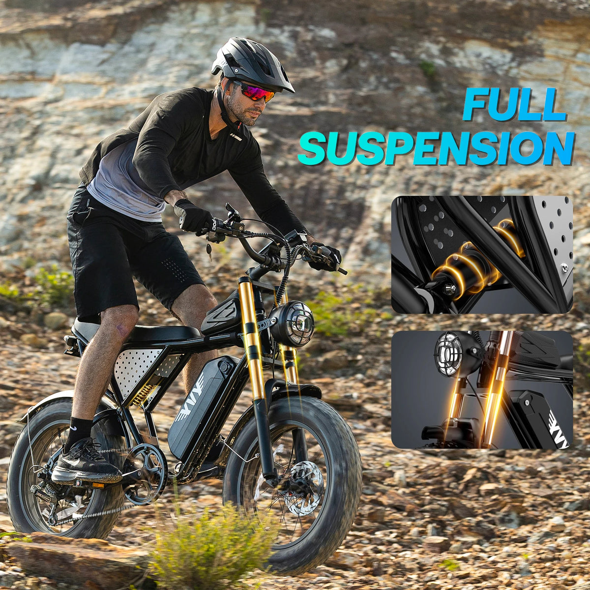 YVY K20 Lite 48V Premium Electric Fat Tire Bicycle