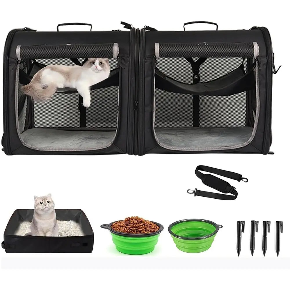 Outdoor Pet Enclosure Carrier For Medium Dogs And Large Cats