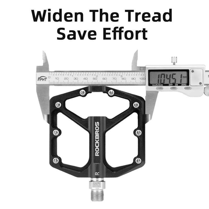Rockbros Aluminum Alloy Cycling Pedals With Sealed Bearings
