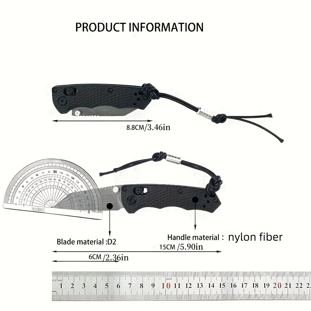 HX Outdoors Multifunctional Stainless Steel Folding Outdoor Camping Knife