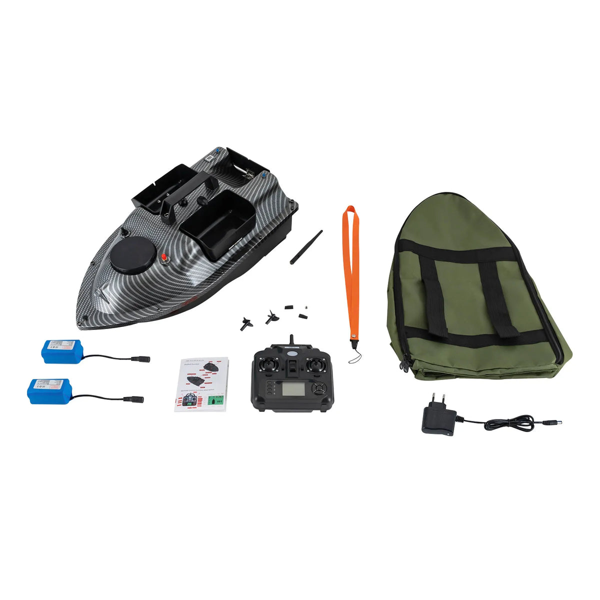 Rechargeable Gps Fishing Bait Boat With Dual Batteries And 2Kg