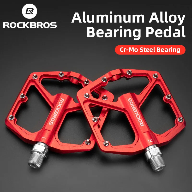 Rockbros Aluminum Alloy Cycling Pedals With Sealed Bearings