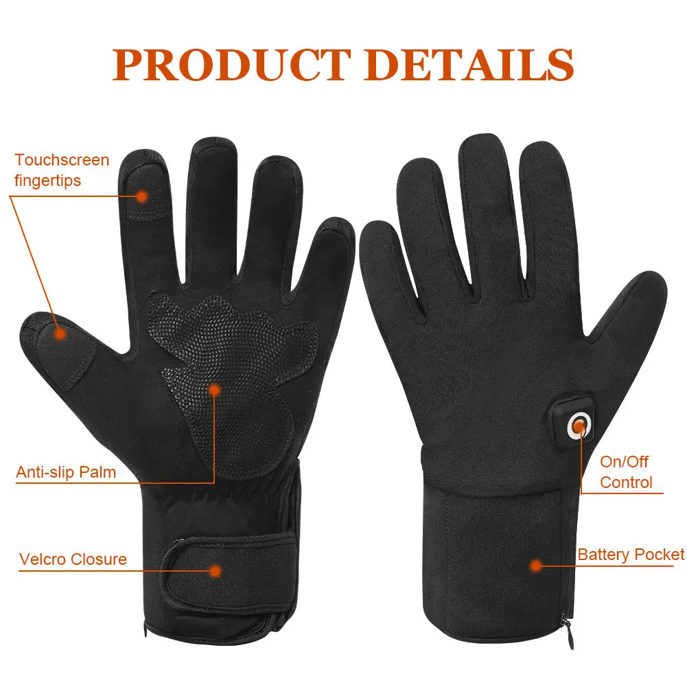 Savior Heat Heated Mittens Waterproof Electric Gloves For Men Women