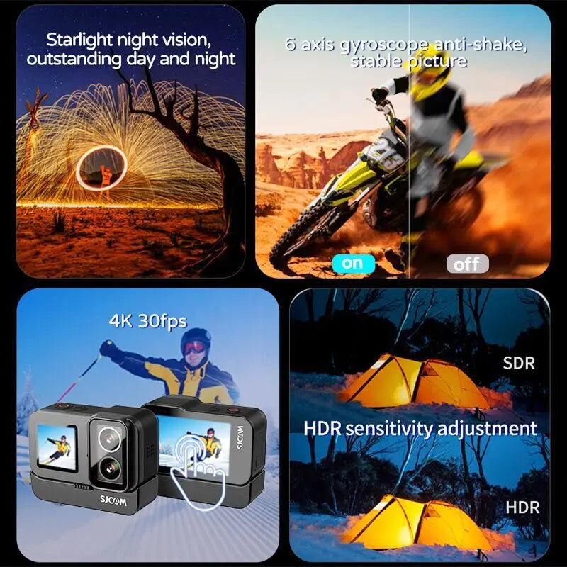 SJCAM SJ20 4K Action Camera Anti Shake 5G WiFi Screen