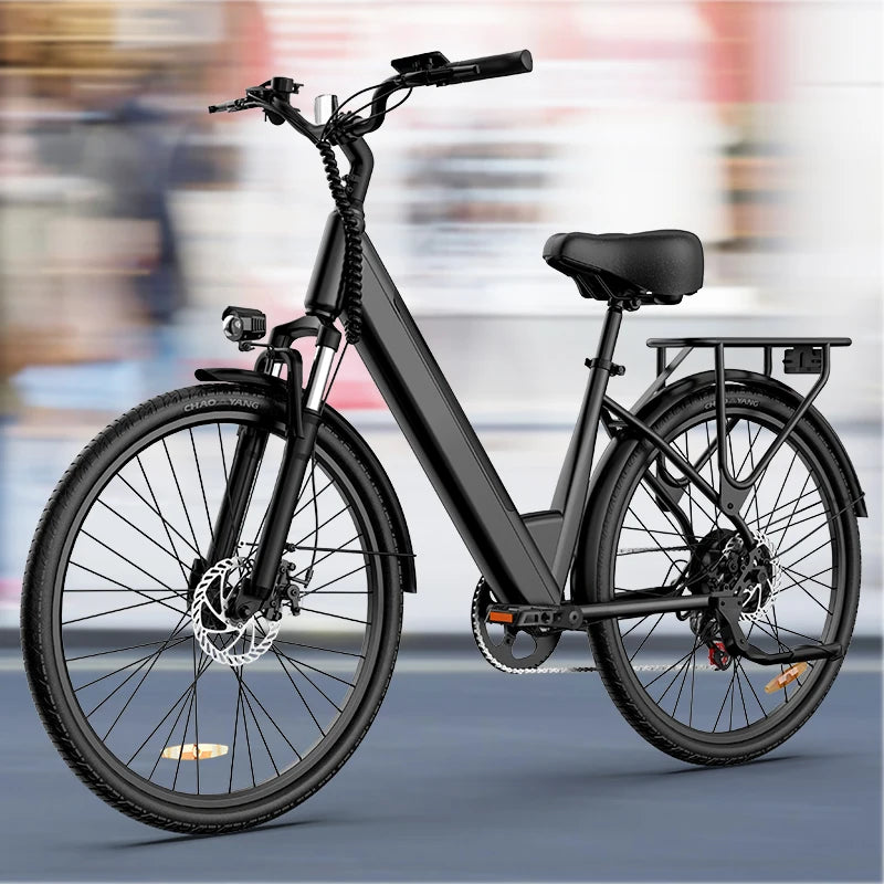 Urlife 750W Electric Bike 48V Lithium Commuter Hydraulic Disc Brakes